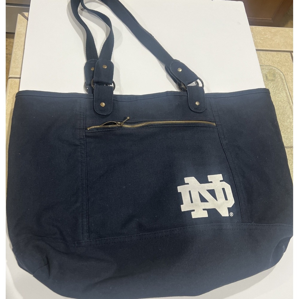 Notre Dame Fighting Irish Canvas Tote Bag with Handles - E168